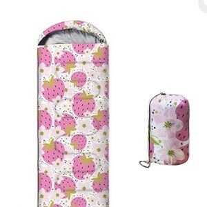 Amazon Pink Strawberry Sleeping Bag